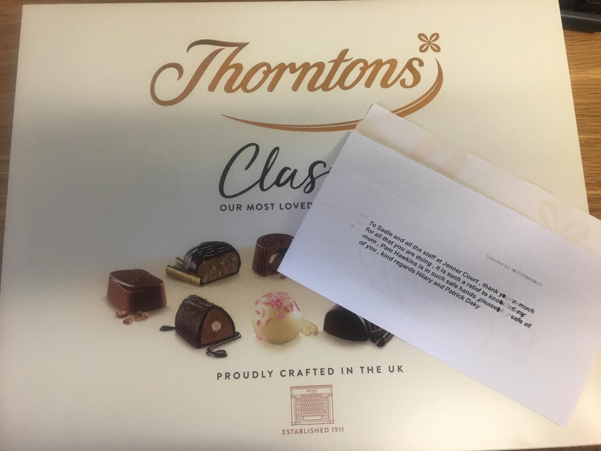 thank you chocolates